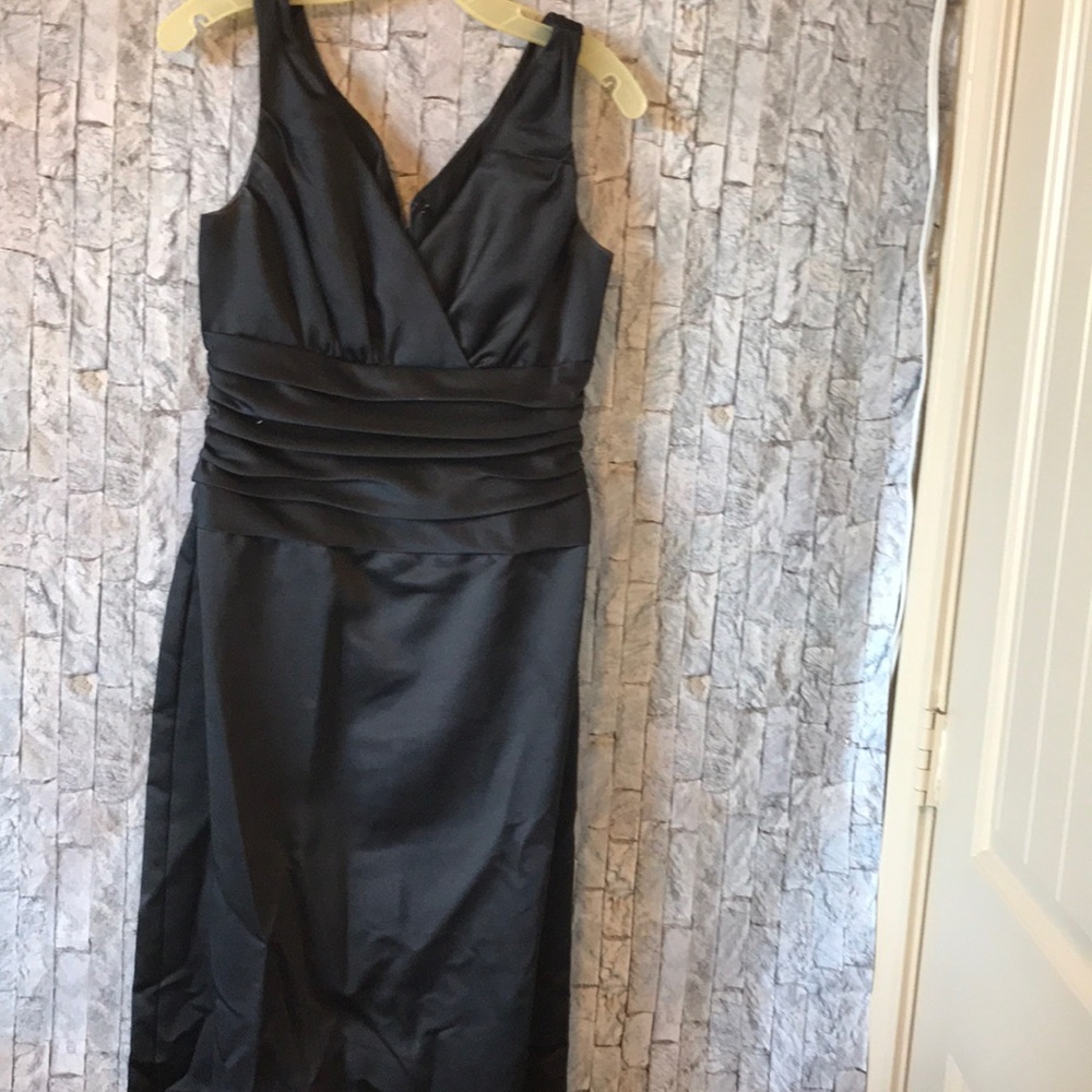 David’s Bridal black bridesmaids dress